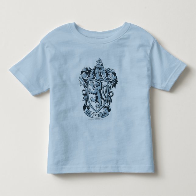Harry Potter | Gryffindor vapensköldblått Tee Shirt (Framsida)