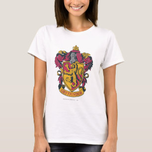 Harry Potter Gryffindor vapensköldguld och rött Tee