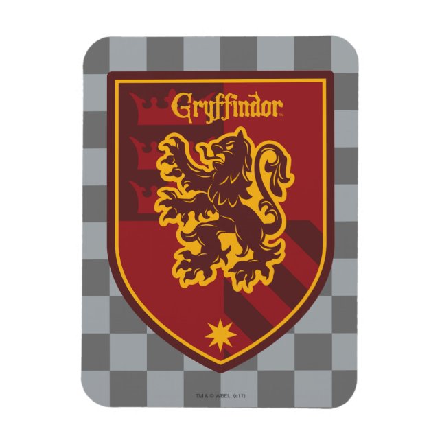 Harry Potter | Gryffindors Hus Stolthetsvapen Magnet (Vertikal)