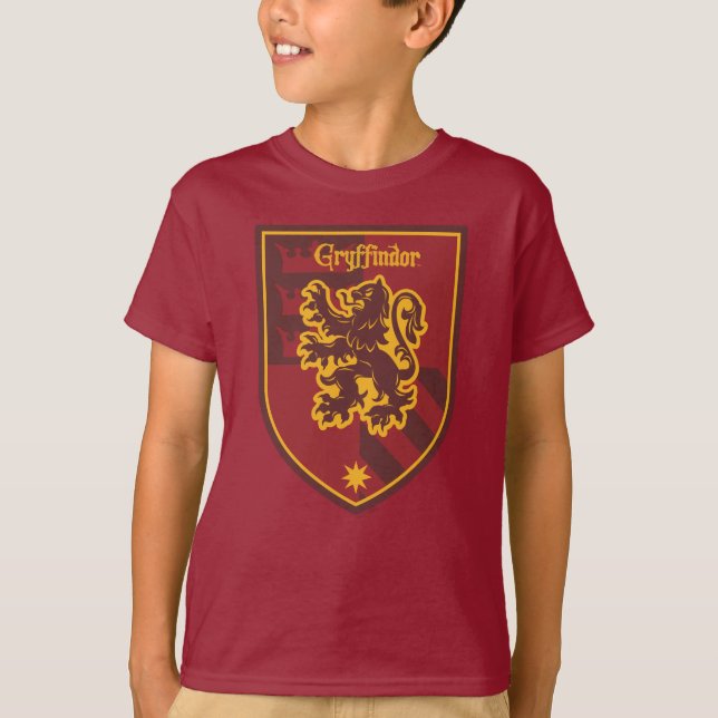 Harry Potter | Gryffindors Hus Stolthetsvapen T-shirt (Framsida)