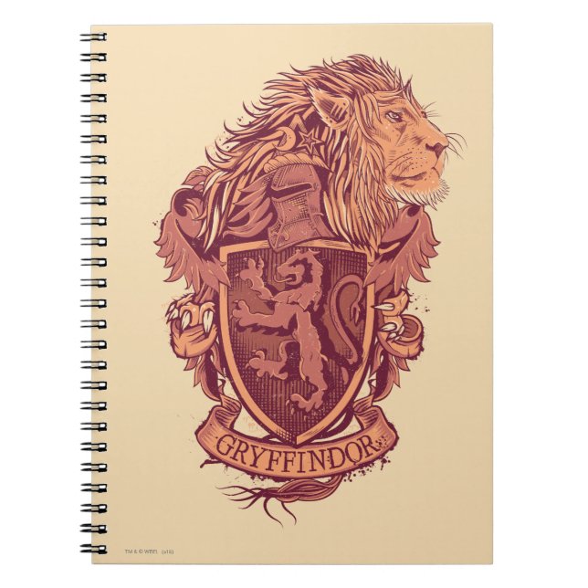 Harry Potter | Gryffindors Lejonvapen Anteckningsbok (Framsidan)