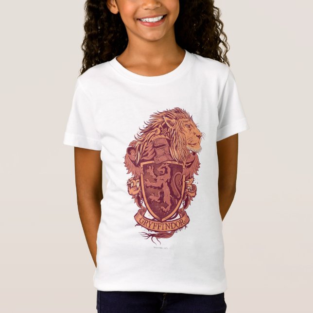 Harry Potter | Gryffindors Lejonvapen T-shirt (Framsida)