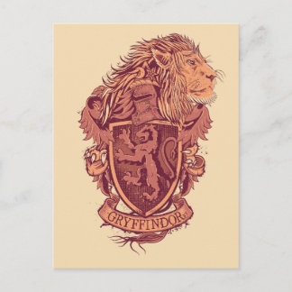 Harry Potter | Gryffindors Lejonvapen Vykort
