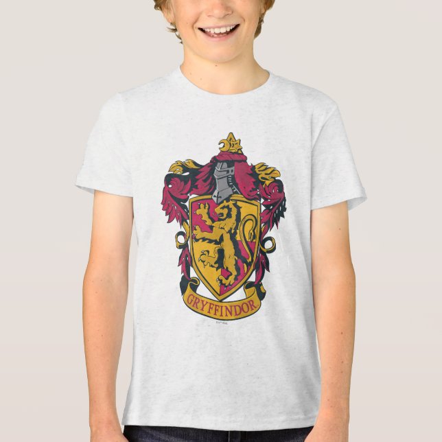 Harry Potter | Gryffindors vapen Guld och Röd Tee (Framsida)