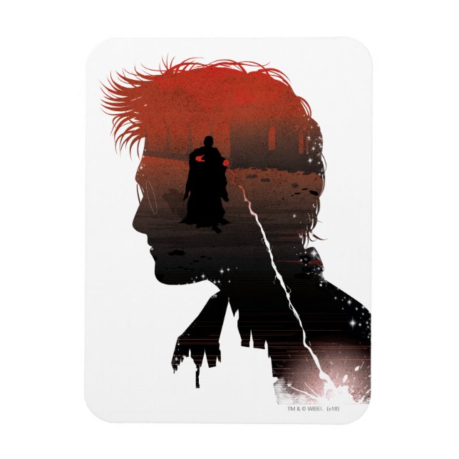 Harry Potter | Harry & Voldemort Trollerduell Magnet (Vertikal)
