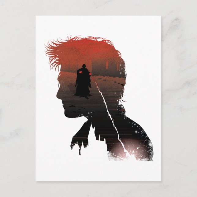 Harry Potter | Harry & Voldemort Tvekamp Vykort (Framsida)