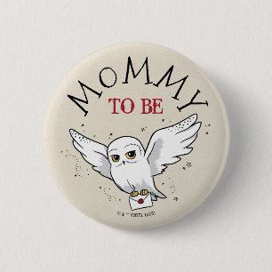 Harry Potter Hedwig Baby Shower Blivande Mamma Knapp