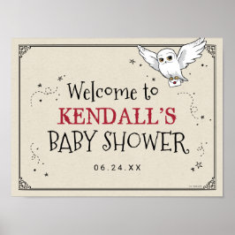 Harry Potter | Hedwig Baby Shower  Poster