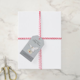 Harry Potter   Hedwig Baby Shower Tack Presentetikett