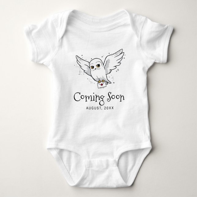 Harry Potter | Hedwig Bebis Bebis Annonsering T Shirt (Framsida)