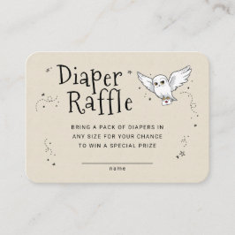 Harry Potter - Hedwig | Diaper Raffle Insert Tilläggskort