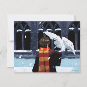 HARRY POTTER™ & Hedwig i Snö Anteckningskort