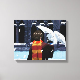 HARRY POTTER™ & Hedwig i Snö Canvastryck