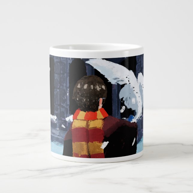 HARRY POTTER™ & Hedwig i Snö Jumbo Mugg (Framsidan)