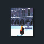 HARRY POTTER™ & Hedwig in HOGWARTS™ Courtyard Canvastryck<br><div class="desc">Kolla in den här drömillustrationen av Harry med hans uggla Hedwig på gården i Hogwarts!</div>