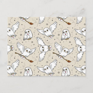 Harry Potter   Hedwig-mönster Vykort