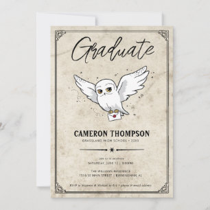 Harry Potter   Hedwig Studentfest Inbjudningar