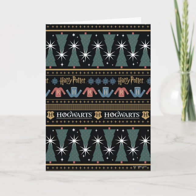 HARRY POTTER™ Helgdag Sweater Mönster Kort (Framsida)
