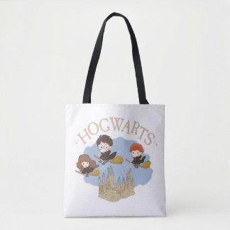 HARRY POTTER™, Hermione och Ron Fly over HOGWARTS™ Tygkasse