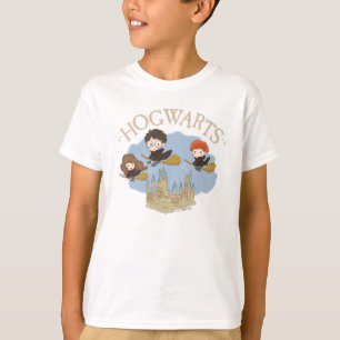 HARRY POTTER™, Hermione, & Ron flyger över HOGWART T Shirt