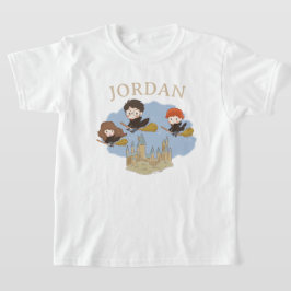 HARRY POTTER™, Hermione, & Ron flyger över HOGWART T Shirt