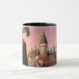 HARRY POTTER™ Hermione & Ron HOGWARTS™ Animerad sc Mugg