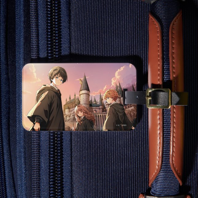 HARRY POTTER™ Hermione & Ron HOGWARTS™ Animescen Bagagebricka (Framsida Insitu 4)
