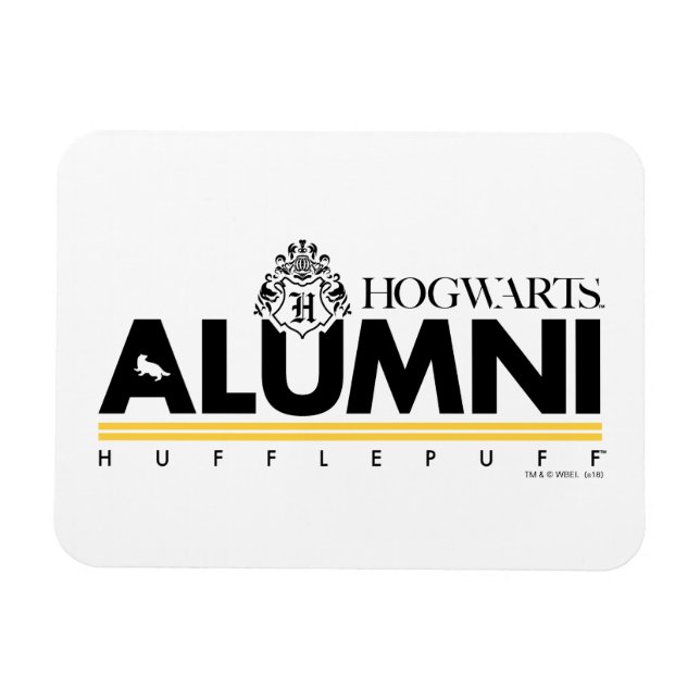 Harry Potter | HOGWARTS™ Alumni HUFFLEPUFF™ Magnet (Horisontell)