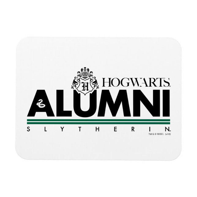 Harry Potter | HOGWARTS™ Alumni SLYTHERIN™ Magnet (Horisontell)