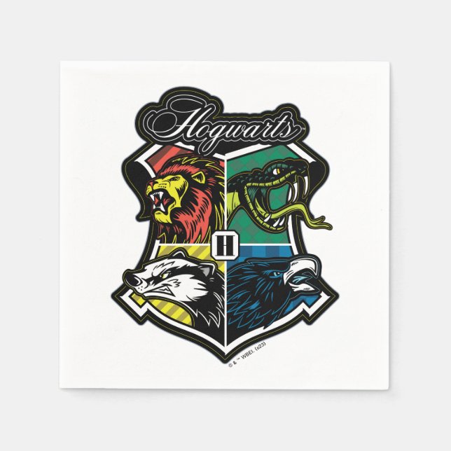 HARRY POTTER™ | HOGWARTS™ Athletic Badge Pappersservett (Framsidan)