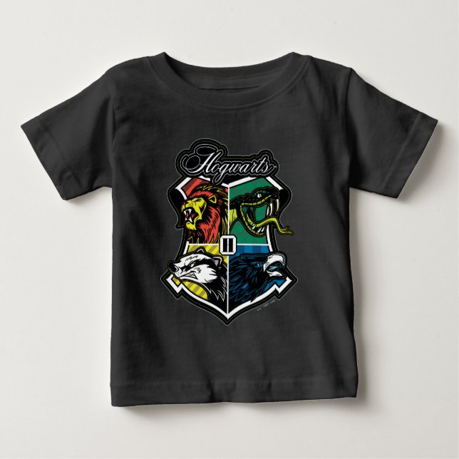 HARRY POTTER™ | HOGWARTS™ Athletic Badge T Shirt (Framsida)