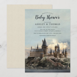 Harry Potter | Hogwarts babystövel i slott Inbjudningar