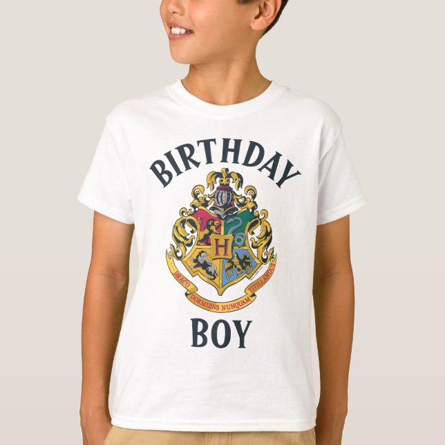 Harry Potter | Hogwarts Birthday Boy T-Shirt (Framsida)