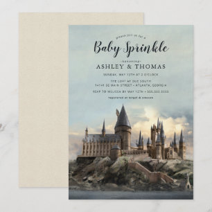 Harry Potter   Hogwarts Castle Baby Sprinkle Inbjudningar
