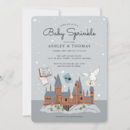 Harry Potter | Hogwarts Castle Baby Sprinkle Inbjudningar
