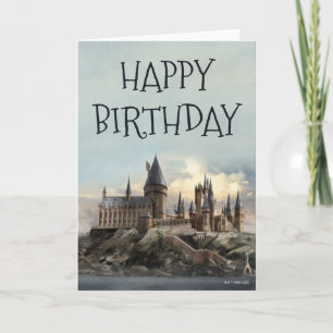 Harry Potter Hogwarts Castle Grattis på födelsedag Kort
