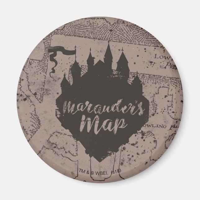 Harry Potter | HOGWARTS™ Castle Marauders Karta Magnet (Framsidan)