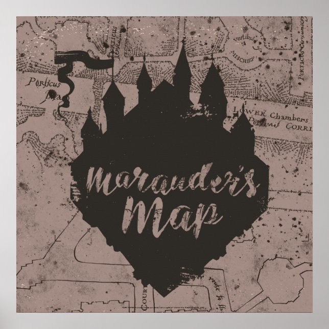 Harry Potter | HOGWARTS™ Castle Marauders Karta Poster (Framsidan)