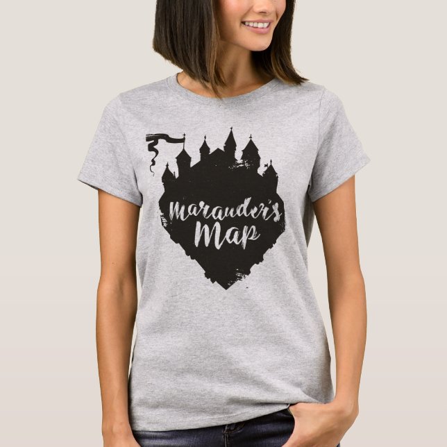 Harry Potter | HOGWARTS™ Castle Marauders Karta T Shirt (Framsida)