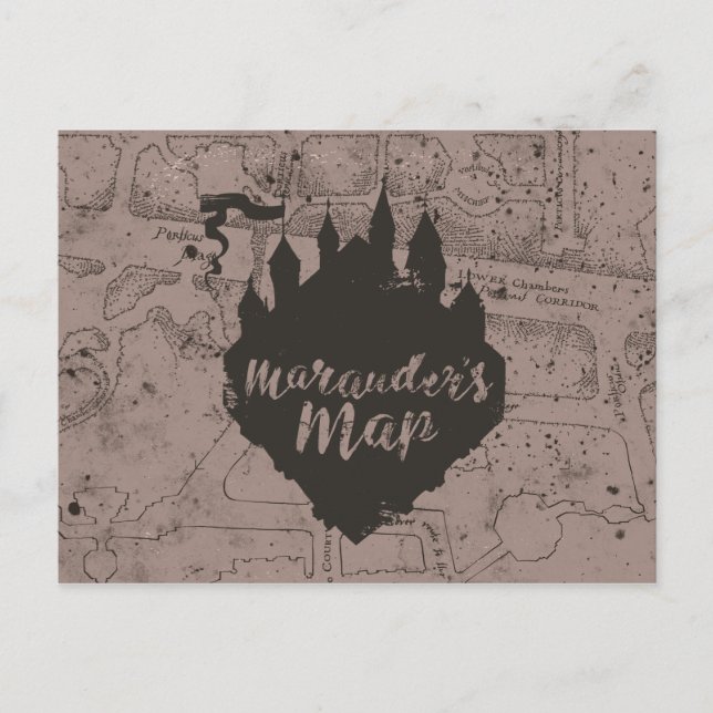 Harry Potter | HOGWARTS™ Castle Marauders Karta Vykort (Framsida)