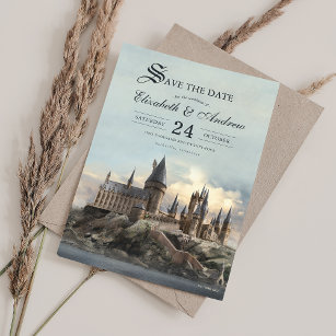 Harry Potter   Hogwarts Castle Spara datum Inbjudningar