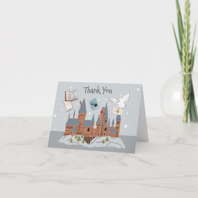Harry Potter | Hogwarts Castle Tack Kort (Framsida)