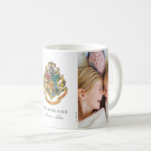 Harry Potter | Hogwarts Crest - Bästa Mamma någons Kaffemugg (Framsida höger)