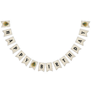 Harry Potter Hogwarts Crest Birthday Vimplar