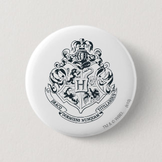 Harry Potter | Hogwarts Crest - Black and White Knapp