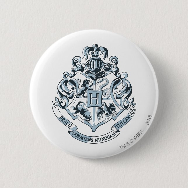 Harry Potter | Hogwarts Crest - Blue Knapp (Framsida)