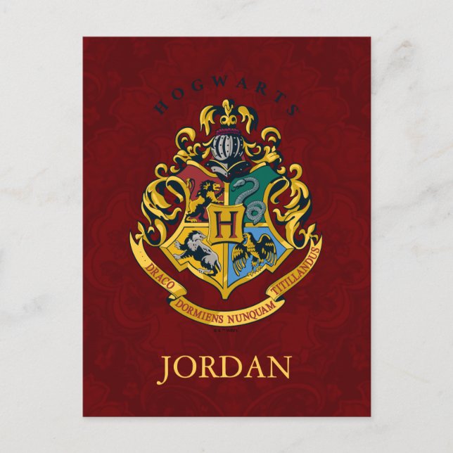 Harry Potter | Hogwarts Crest - Full Vykort (Framsida)