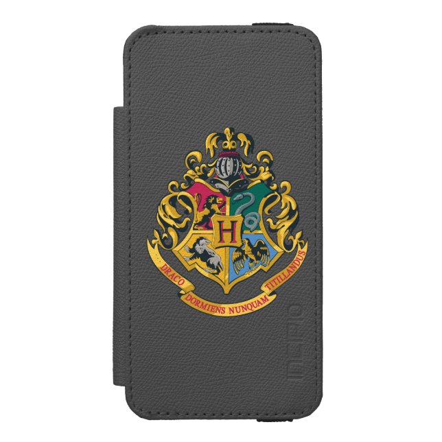 Harry Potter | Hogwarts Crest - Fullt Färg Incipio iPhone Wallet Skal (Folio Framsidan)