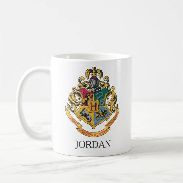 Harry Potter | Hogwarts Crest - Fullt Färg Kaffemugg (Vänster)