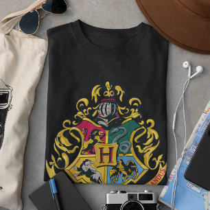 Harry Potter Hogwarts Crest - Fullt Färg T-shirt